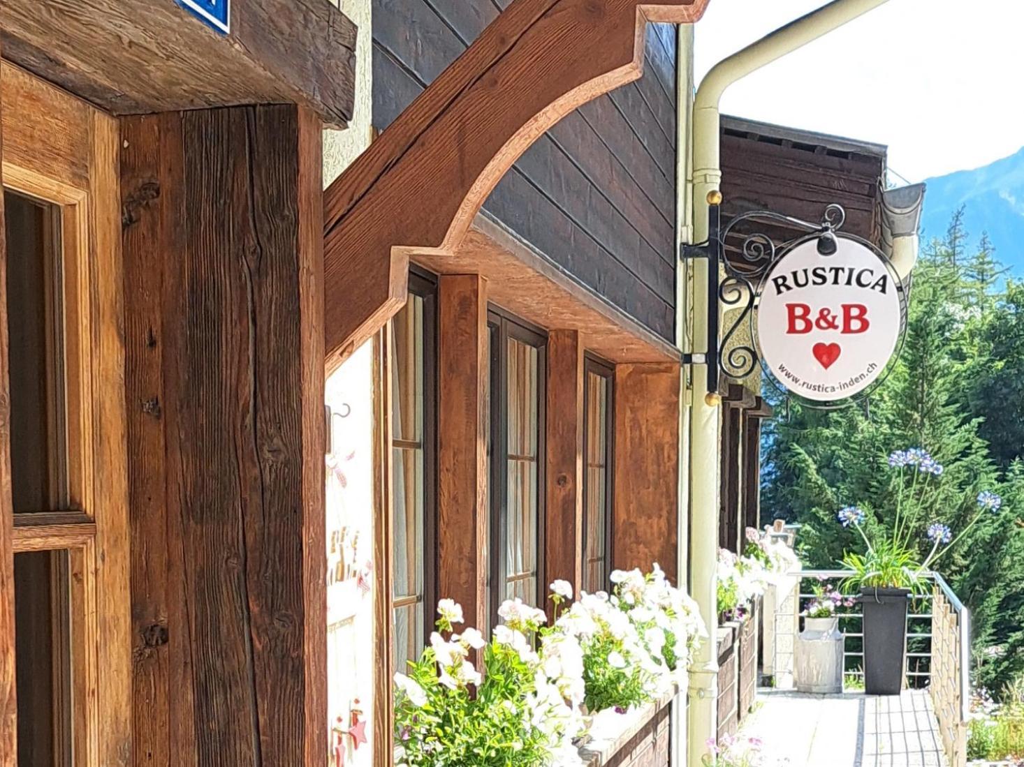 B&B Chalet Rustica Inden, Leukerbad 外观 照片