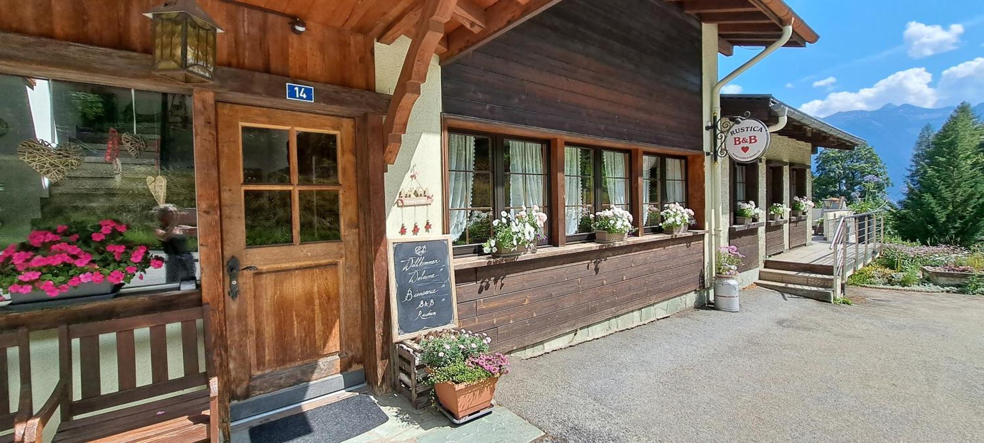 B&B Chalet Rustica Inden, Leukerbad 外观 照片