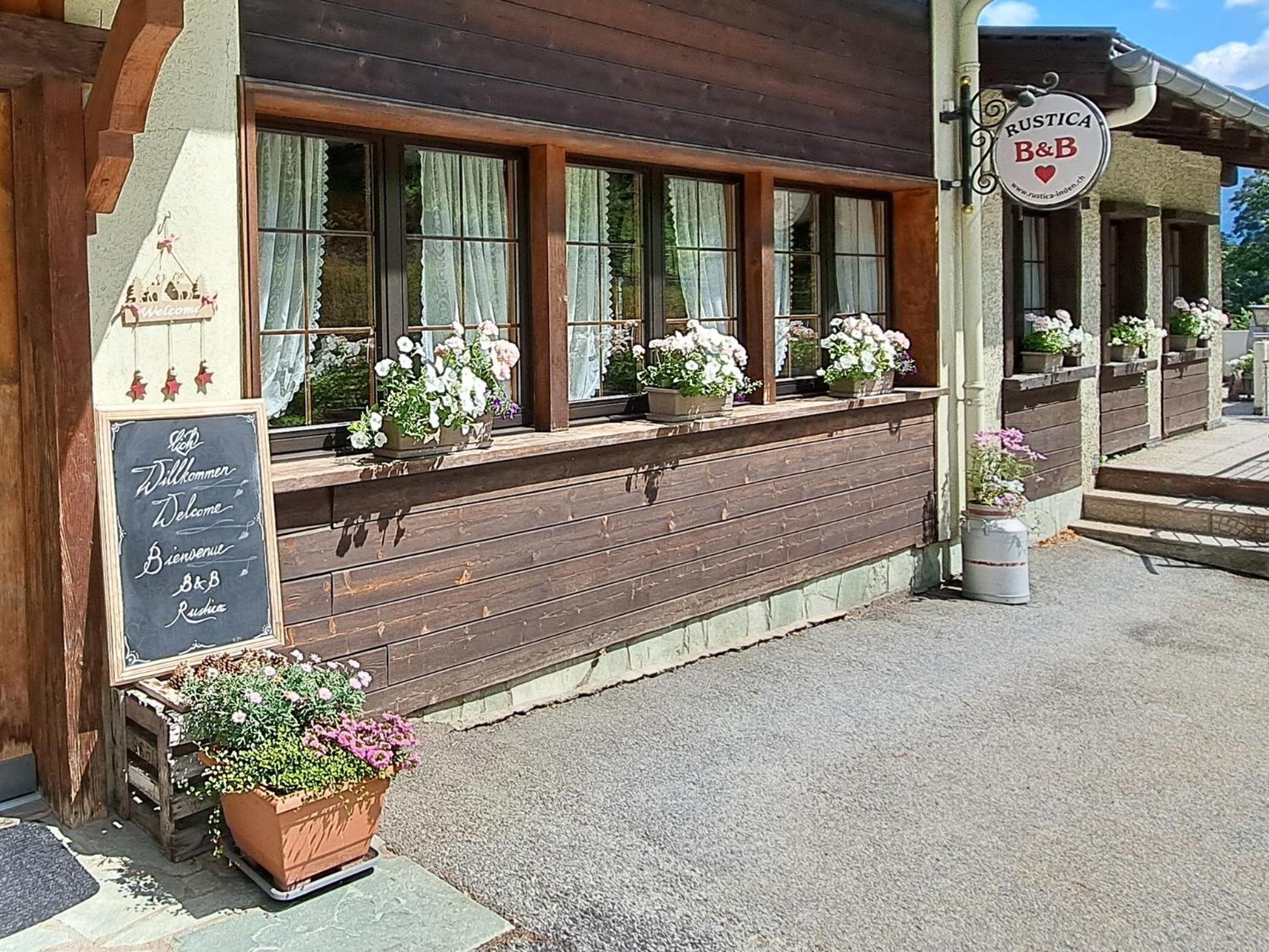 B&B Chalet Rustica Inden, Leukerbad 外观 照片